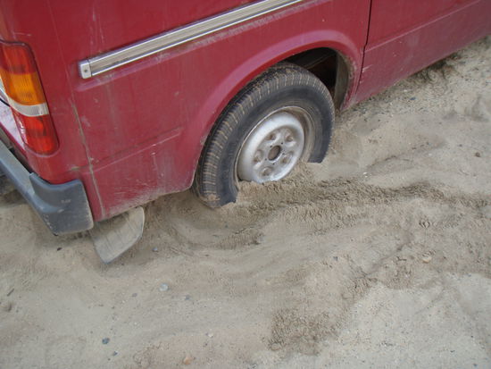 no way! keine Möglichkeit den Hecktriebler frei zu bekommen.