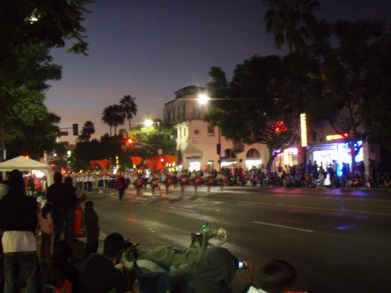 Die Weihnachtsparade am Hollywood Blvd