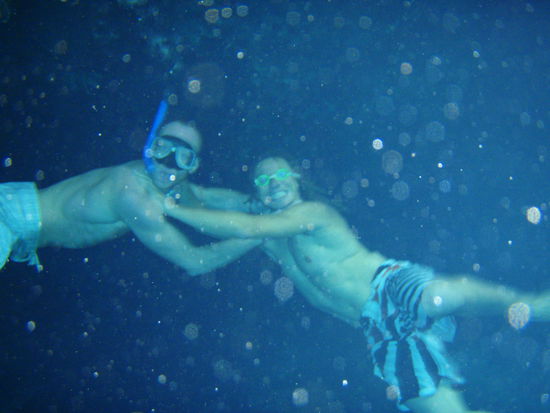 Unterwasserkampf mit einem Oesie. Y war mit uns ein paar Tage on Tour! Netter Kerl!