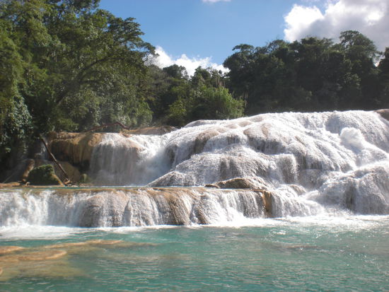Die Kaskaden in Agua Azul