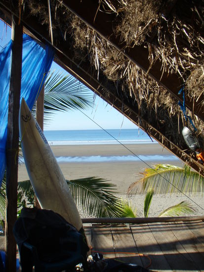 Mein Zimmer und der Ausblick (grad Ebbe)