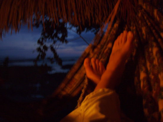 Chillout nach einem Surftag