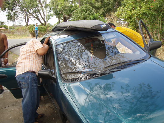 letzte Installationen bevor es los geht.