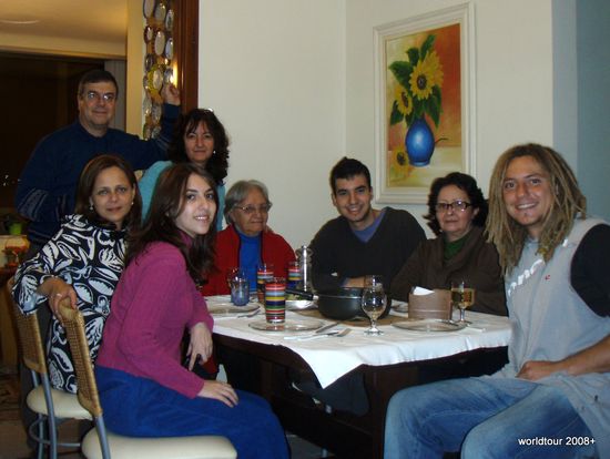 Die ganze Familie incl. Freunde wollten probieren was der "deutsche" so kocht