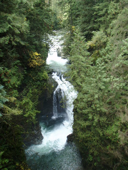 Aussicht von der Bruecke