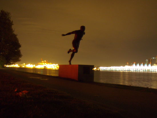 Thats me: Finishing the NY Marathon 
(just kidding)