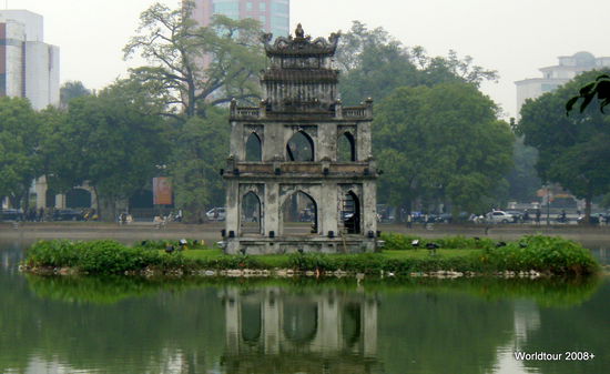 Wahrzeichen Hanois der Schildkrötenturm