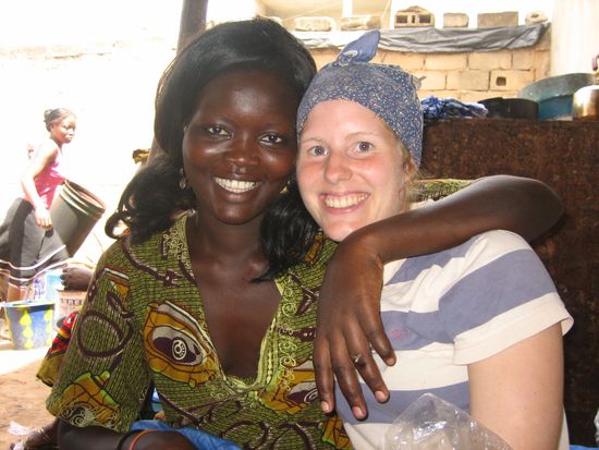 Aminta (die ältere Tochter von Sohkna) und ich