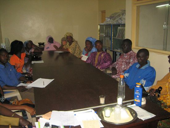 Die Teilnehmer im Seminarraum