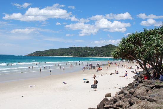 Main Beach in Byron Bay