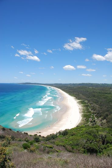 An diesem Strand ganz oben war unser Campingplatz