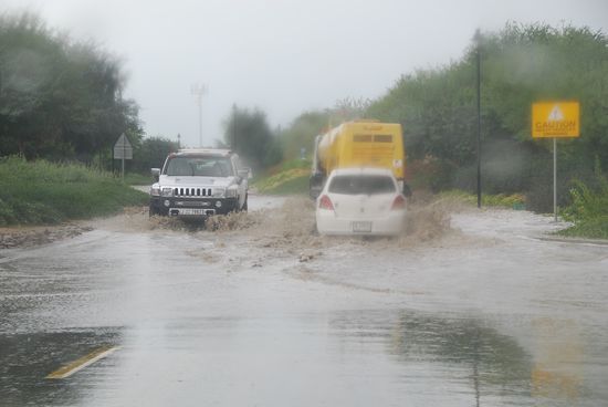 Land unter in der Wüste!