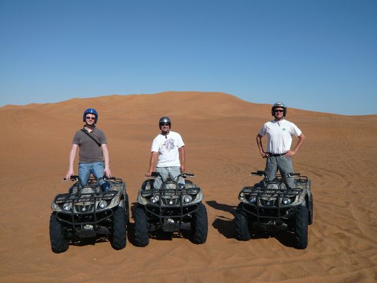 Mit Stefan beim Quad fahren