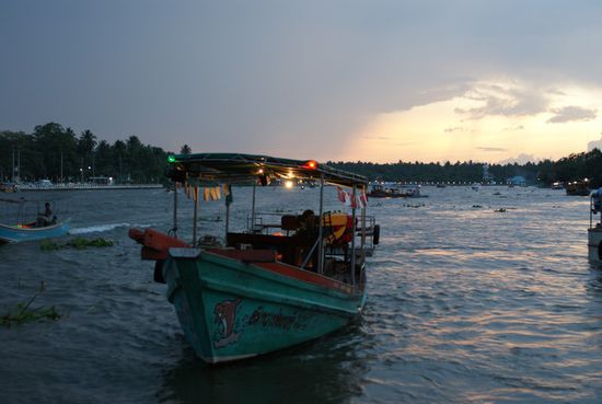 Unser Boot für den Ausflug auf dem Mekong
