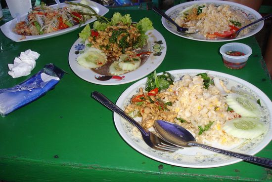 Lecker Essen am Strand!