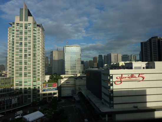 Ausblick aus meinem Hotelzimmer