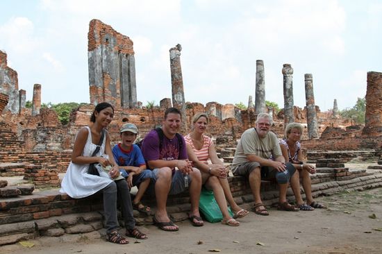 Die Ruinen von Ayutthaya