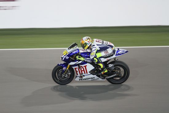 Der Motorrad Gott persoenlich! Was fuer die Formel1 Michael Schumacher ist, ist fuer den Motorradsport Valentino Rossi!