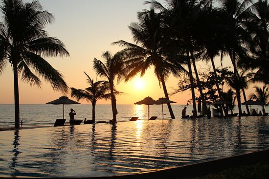 ... auch bei Sonnenuntergang- ein Traum!