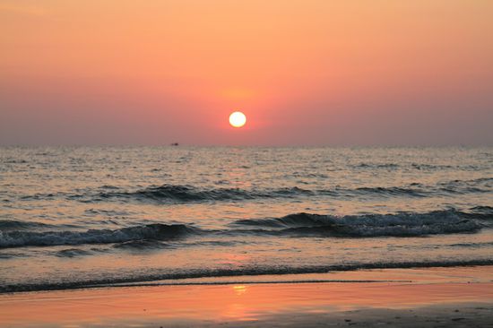 Und hier wieder bei Sonnenuntergang.