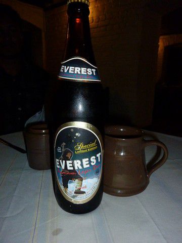 Gutes Everest Bier, war wirklich lecker!