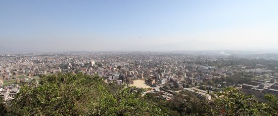 Panorama von Kathmandu.