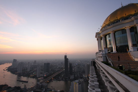 Diesmal durfte die Lebua Skybar nicht fehlen!