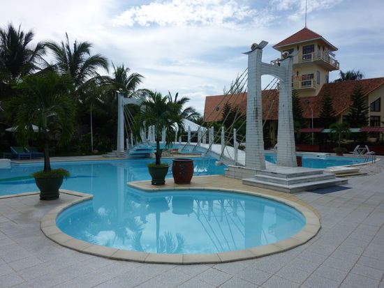 hier mussten wir jeden Morgen um 5Uhr raus und Liegen reservieren bei dem Antrang! 