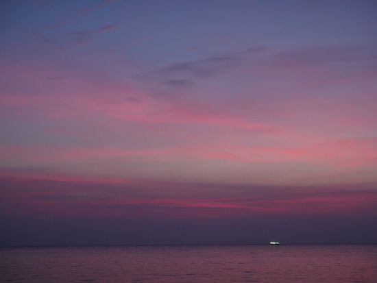 Diesmal eine halbe Stunde nach dem Untergang