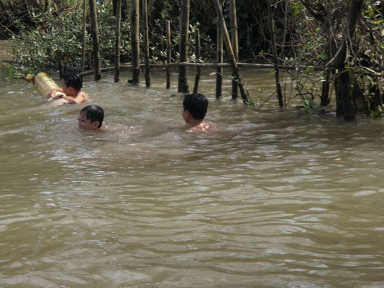 Bei der Koerperpflege