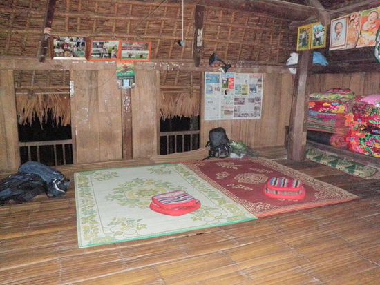 Unser Schlafzimmer am ersten Tag