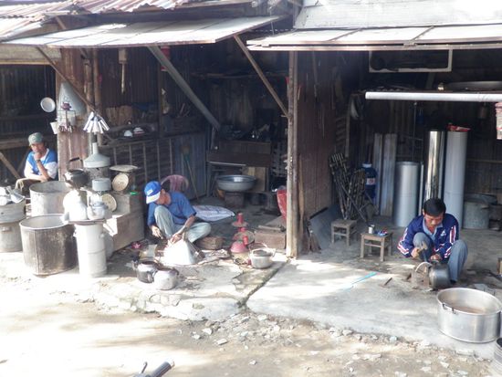 Heute sind wir im Metallerbranche zu Besuch