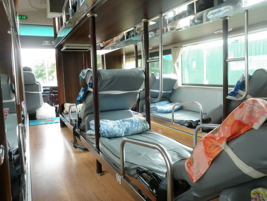 Mein Bus auf der Fahrt nach Mui Ne, angenehm weil fast keine Reisenden waren.