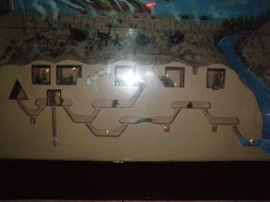 Nachbildung der Tunnel