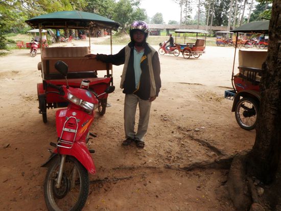 Unser TukTuk mit Fahrer