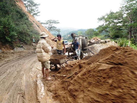 Strassenbau von Dalat nach Nha Trang