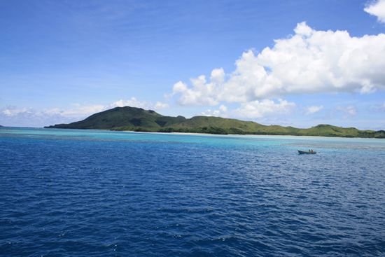 eine von vielen Insel auf den Jasawas