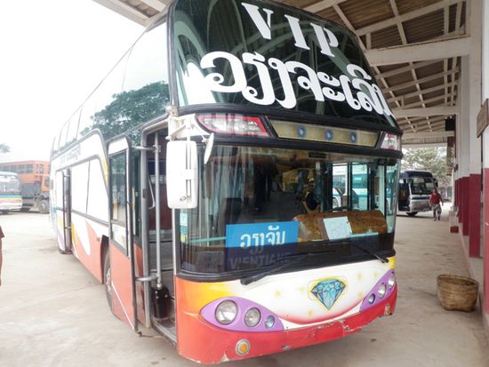 Unser V.I.P Bus nach Vientiane
