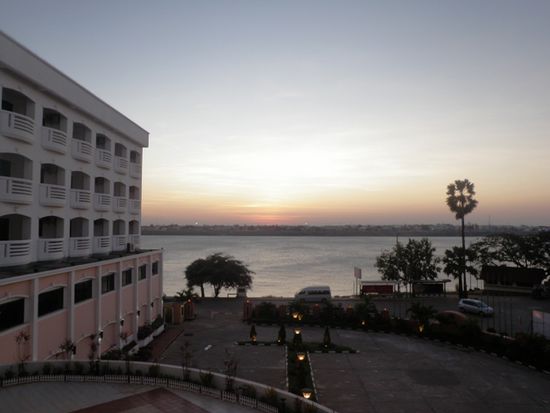 Hotel Riveria in Thakhek, am Mekong gelegen