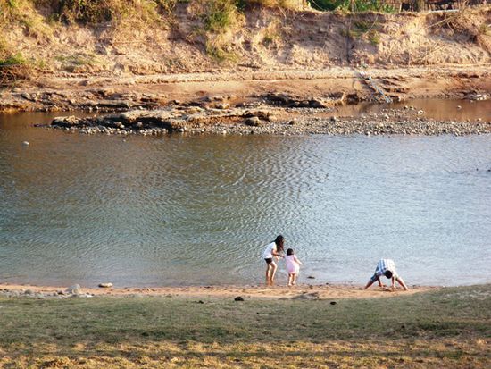Mekongstrand in Nahin