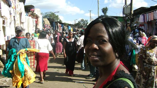 Mitten auf dem Gikomba-Markt