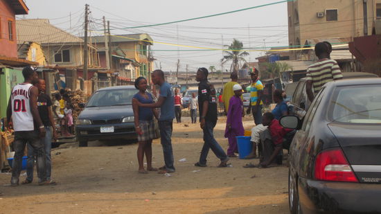 Ghetto-Spaziergang mit ein paar durchgeknallten Lagosians