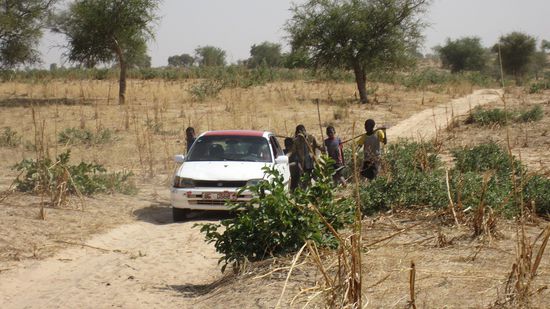 Wieder mal im Sand fest gefahren