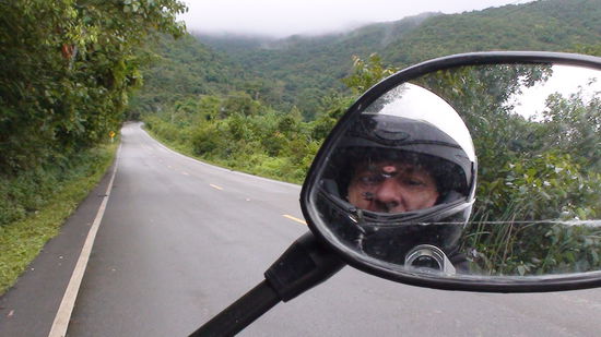 manchmal nieselts ein bisschen, aber das truebt die gute Laune und den Spass in keiner Weise.