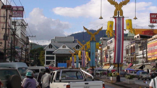 Das Zollgebaeude in Mae Sai