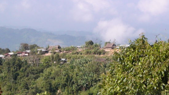 ein typisches Berdorf in Laos