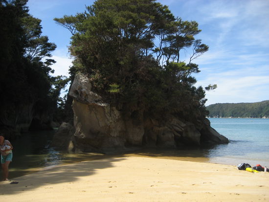 unsere bucht zum lunch...