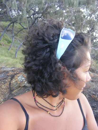 selbstgeschnittener neuer Haarschnitt...