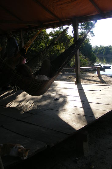 relaxing in der Haengematte