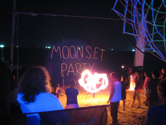 Moonset Party @ Pirates Bar am Ao Srithanu auf Koh Pha Ngan
